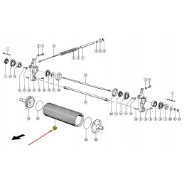 Claas Jaguar 075172 crushing roller