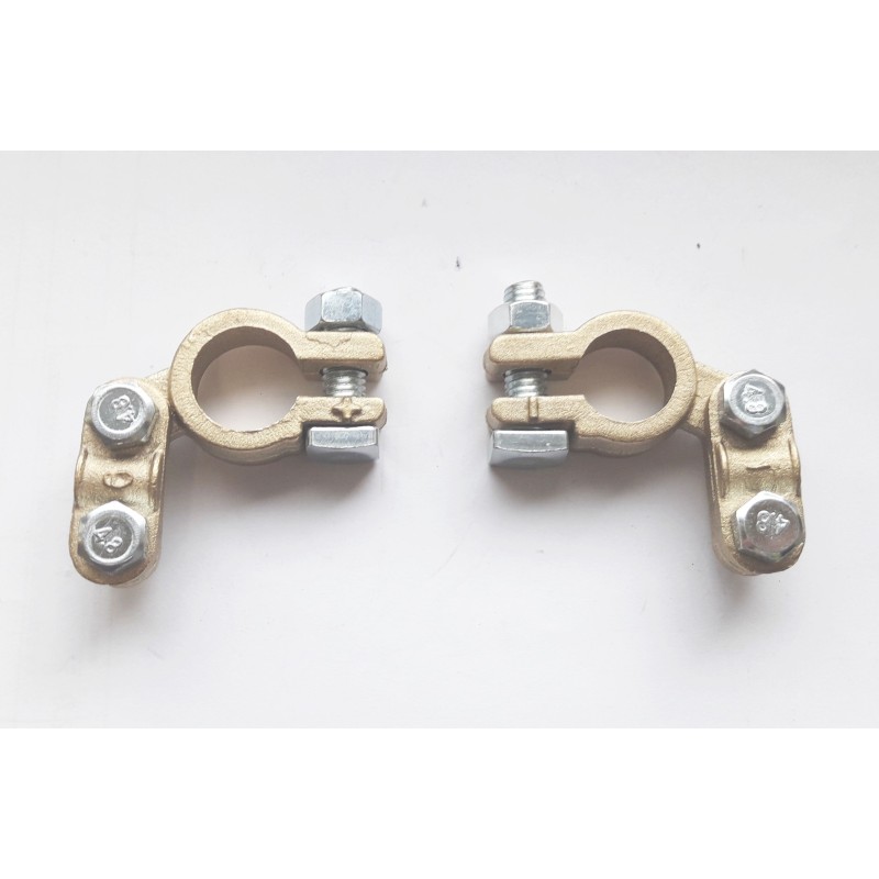 Clamp, clamp, plus-minus, brass set