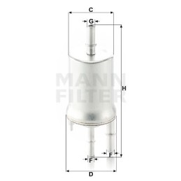 Fuel filter vw 1 4 2 0 tsi mann filter