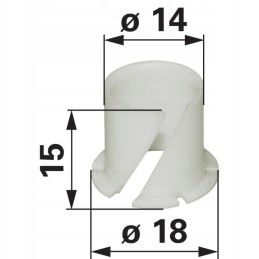 Plastic sleeve with grammer seat collar