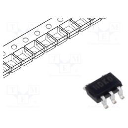 1 pcs x MICROCHIP TECHNOLOGY - MCP6496UT-E/LT - IC: operational amplifier, 30MHz, 1.8÷5.5V, Ch: 1, SC70-5, IB: 200pA
