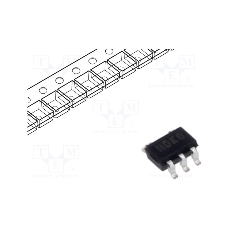 1 pcs x MICROCHIP TECHNOLOGY - MCP6496UT-E/LT - IC: operational amplifier, 30MHz, 1.8÷5.5V, Ch: 1, SC70-5, IB: 200pA