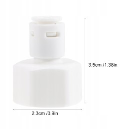 Connector for water purification, straight system, 2 pcs