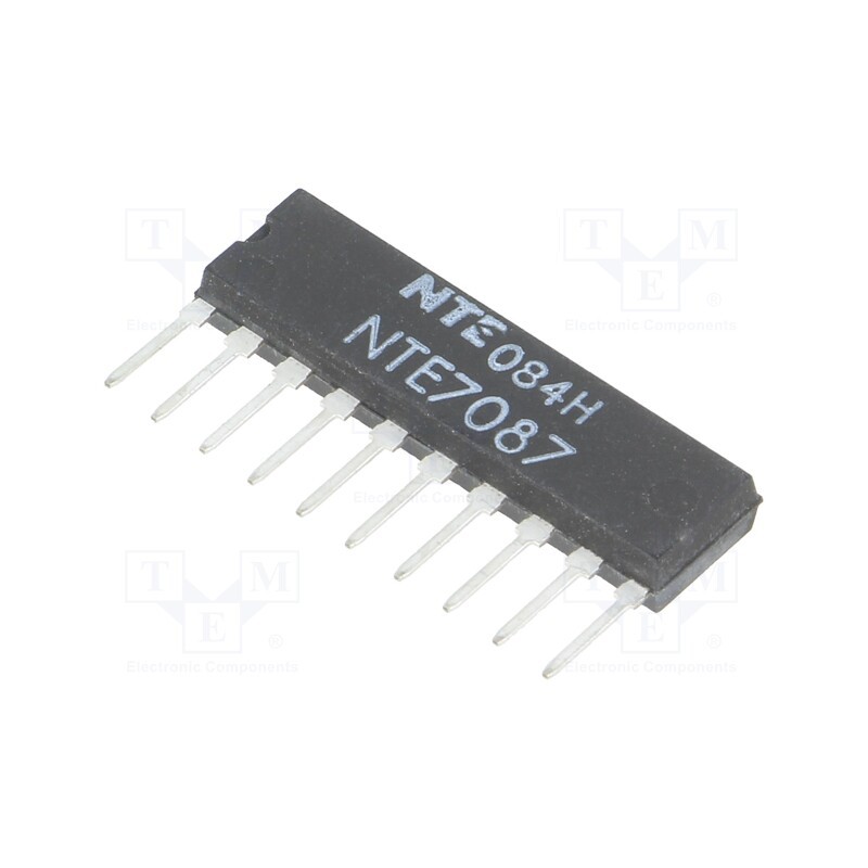 1 pcs x NTE Electronics - NTE7087 - IC: driver, bidirectional,motor controller, SIP10, 1.6A, 18VDC