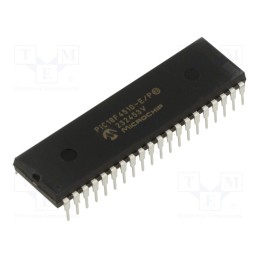 60 pcs x MICROCHIP TECHNOLOGY - PIC18F4510-E/P - IC: PIC microcontroller, 32kB, 40MHz, 4.2÷5.5VDC, THT, DIP40, PIC18
