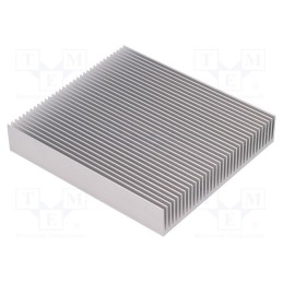 1 pcs x FISCHER ELEKTRONIK - SK 624 100 AL - Heatsink: extruded, grilled, natural, L: 100mm, W: 90mm, H: 17mm, raw