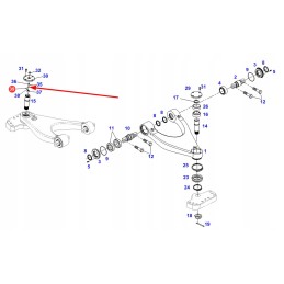X419133300000 rocker pin studs 3 x 12