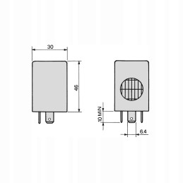 Cobo 1003695 warning system relay