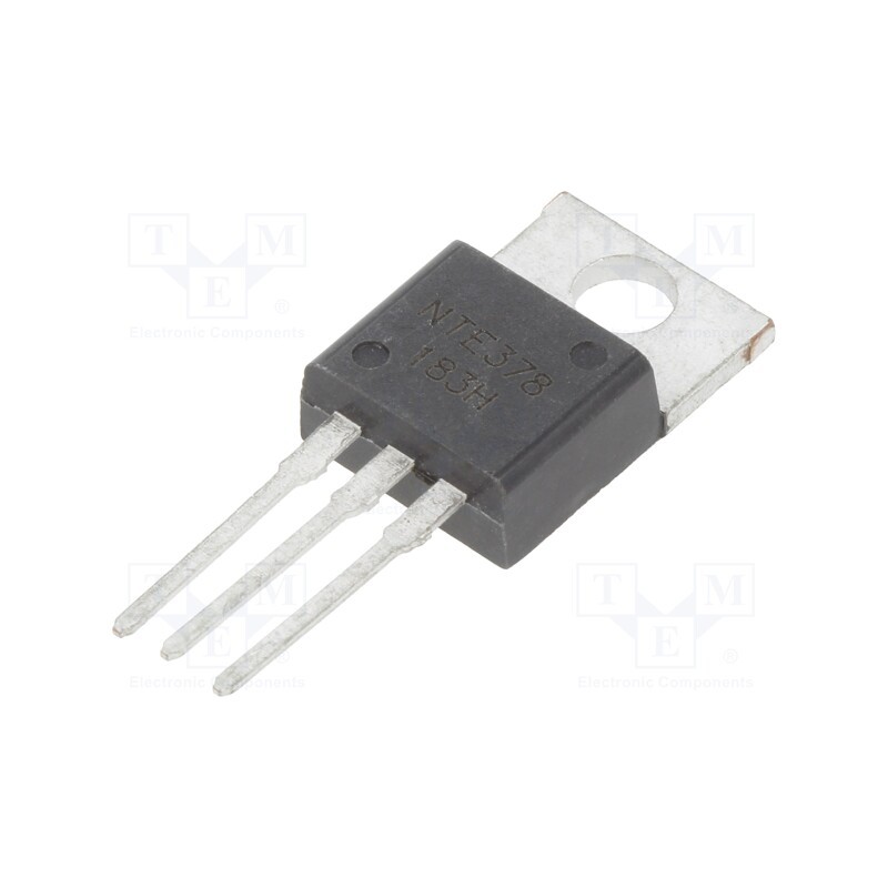1 pcs x NTE Electronics - NTE378 - Transistor: PNP, bipolar, 80V, 10A, 50W, TO220