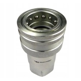 Hydraulic quick connector, socket G3 8 BSP thread