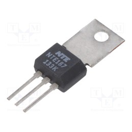 1 pcs x NTE Electronics - NTE187 - Transistor: PNP, bipolar, 60V, 3A, 12.5W, TO202-3