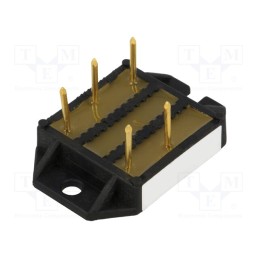 1 pcs x POWERSEM - PSD 43F/12 - Bridge rectifier: three-phase, Urmax: 1.2kV, If: 40A, Ifsm: 90A, THT