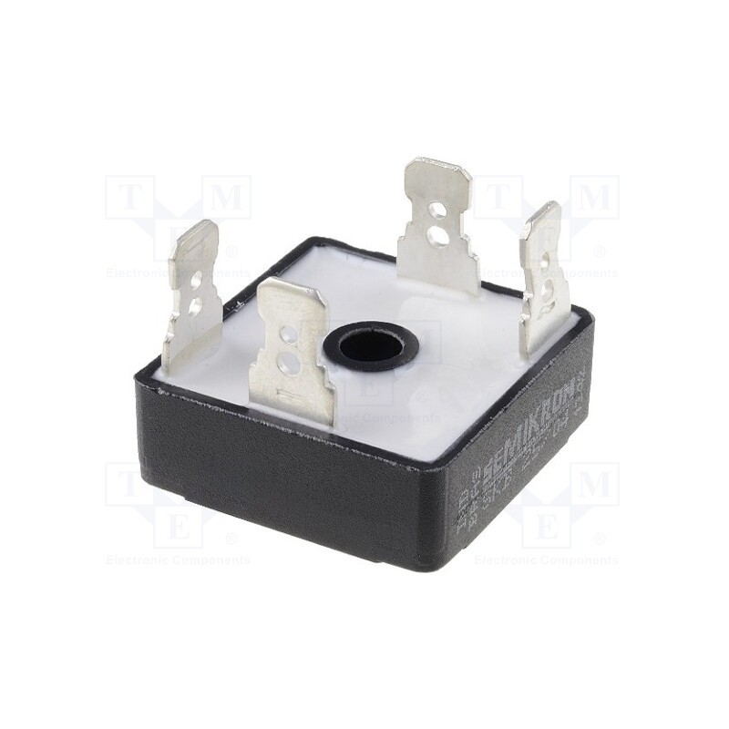 1 pcs x SEMIKRON DANFOSS - SKB 25/04 07238700 - Bridge rectifier: single-phase, Urmax: 400V, If: 17A, Ifsm: 320A