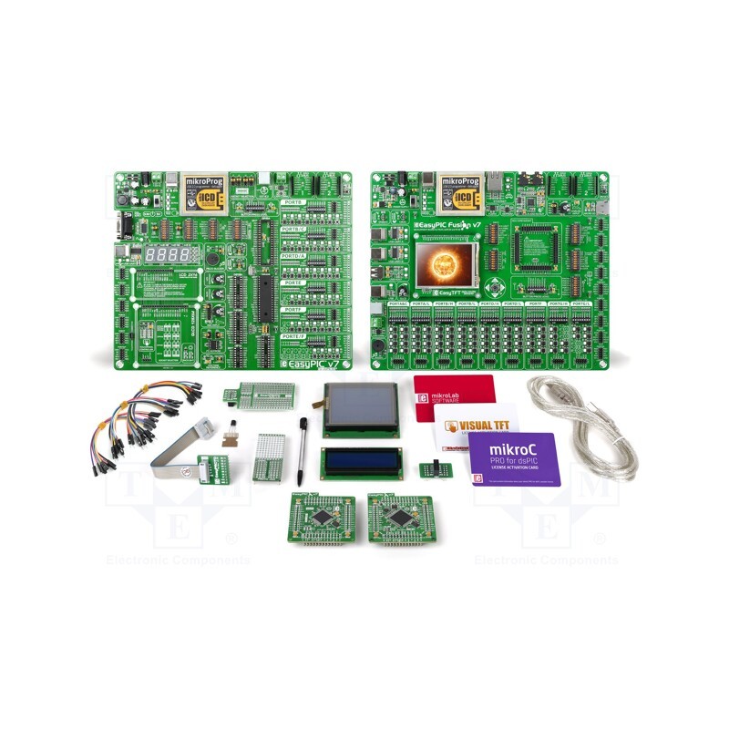 1 pcs x MIKROE - MIKROLAB FOR DSPIC XL - Dev.kit: Microchip PIC, DSPIC,PIC24