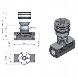 Non-return valve wrfb 90 1 4 bsp