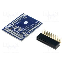 1 pcs x MODULOGY - MOD-82 - Adapter, pin strips, 39x30mm, prototype board, Atmel Xplained