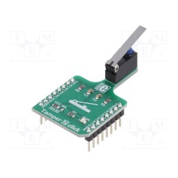 1 pcs x MIKROE - TAMPER 2 CLICK - Click board, button, D2HW-A221D, prototype board, 3.3VDC,5VDC