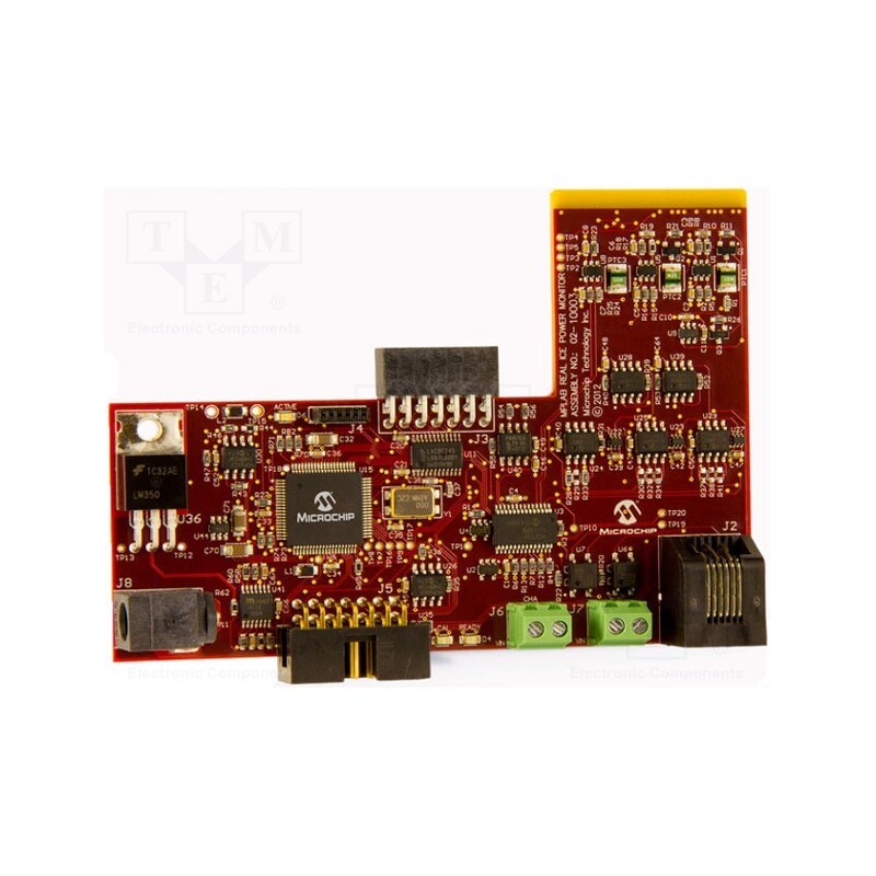 1 pcs x MICROCHIP TECHNOLOGY - AC244008 - Adapter, pin strips,RJ12,screw terminal,power supply, adapter