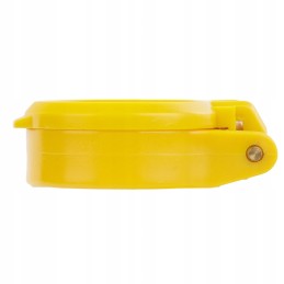 Euro socket cover, yellow faster, 2 pcs. handles