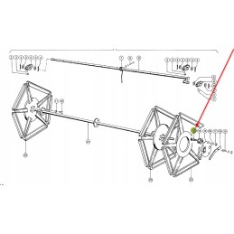 609934 00 motor roller pin