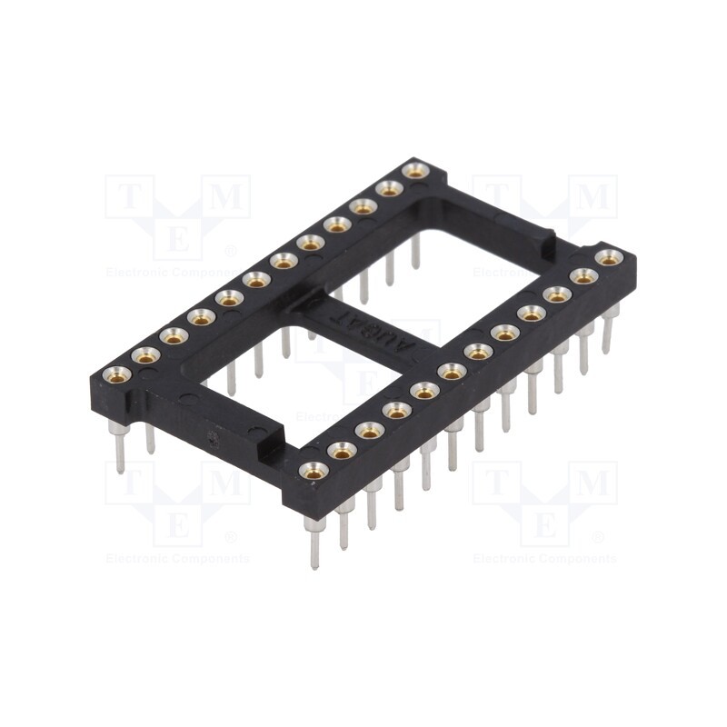 1 pcs x TE Connectivity - 2-1571552-8 - Socket: integrated circuits, DIP24, Pitch: 2.54mm, precision, THT