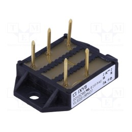 1 pcs x IXYS - VUE22-06NO7 - Bridge rectifier: three-phase, Urmax: 600V, If: 34A, Ifsm: 50A, THT