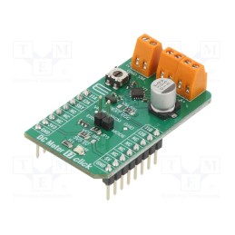 1 pcs x MIKROE - DC MOTOR 17 CLICK - Click board, motor driver, GPIO,PWM, MAX6100,TC78H660FTG