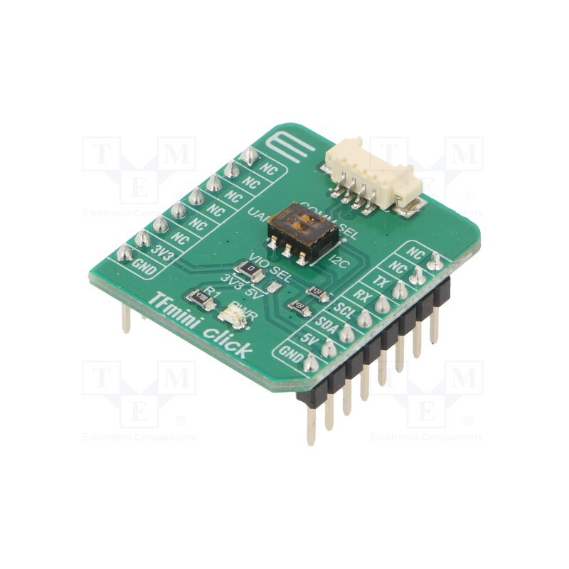 1 pcs x MIKROE - TFMINI CLICK - Click board, interface, I2C,UART, prototype board, 3.3VDC,5VDC