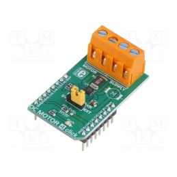1 pcs x MIKROE - DC MOTOR 4 CLICK - Click board, motor driver, GPIO,PWM, MAX14870, prototype board