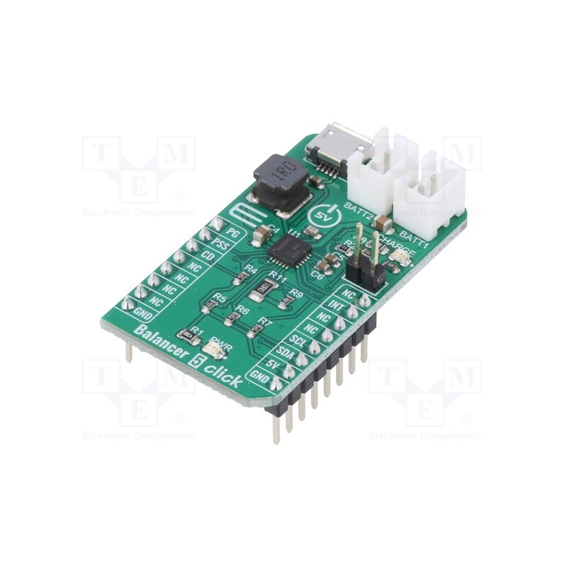 1 pcs x MIKROE - BALANCER 5 CLICK - Click board, battery manager, GPIO,I2C, BQ25887, prototype board