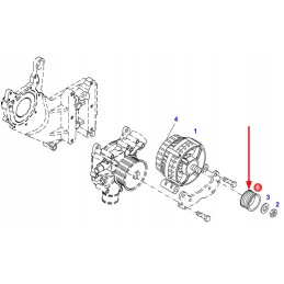 F934900010030 alternator pulley
