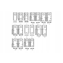 134309kr left rotary mower blade 112x48x4