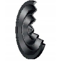 Silicone corrugated sprayer diaphragm