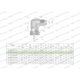 Hydraulic elbow inch ab 1 2 unf jic