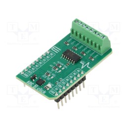 1 pcs x MIKROE - ADC 3 CLICK - CLICKID - Click board, A/D converter, I2C, MCP3428, prototype board