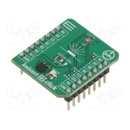 1 pcs x MIKROE - AMBIENT 22 CLICK - Click board, lighting sensor, I2C, OPT3005, prototype board