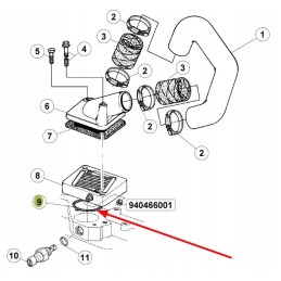 6005023411 intake manifold o-ring 58 4 x 2 62