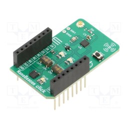 1 pcs x MIKROE - NANOBEACON CLICK - Click board, Bluetooth, analog,I2C,UART, IN100, prototype board