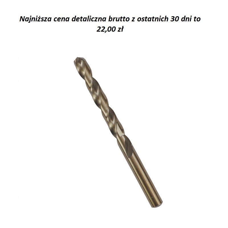 Cobalt slotted drill 9 5