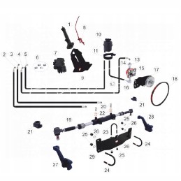Support C 330 Orbitrol compressor between the wheels
