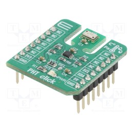 1 pcs x MIKROE - PHT CLICK - Click board, I2C, MS8607, prototype board, mikroBUS connector
