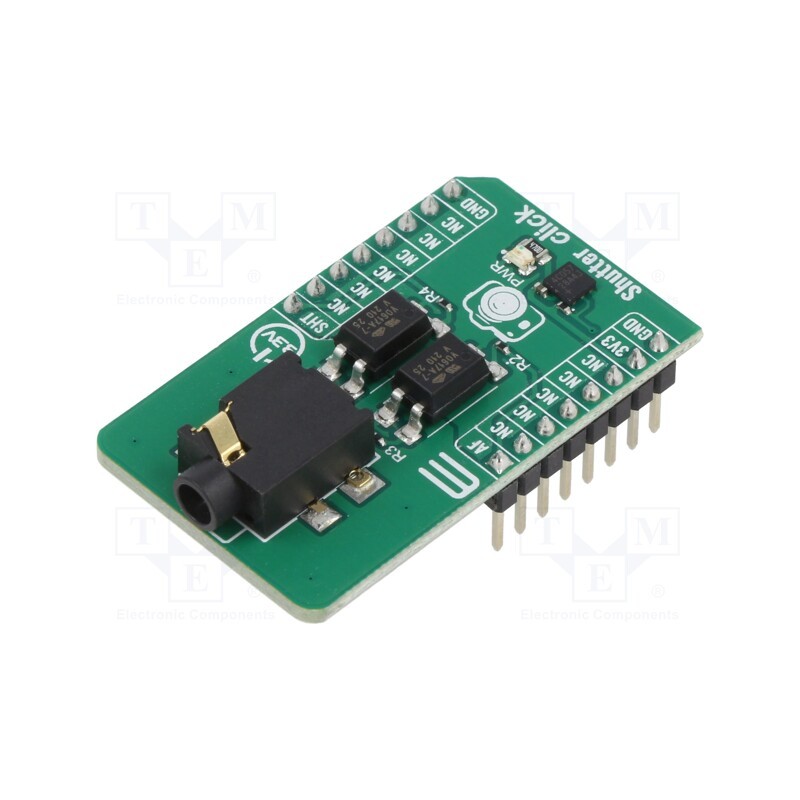 1 pcs x MIKROE - SHUTTER CLICK - Click board, shutter release, GPIO, VO617A, prototype board