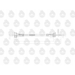 Linka mtg motohour counter l 965mm c 3603p ursus