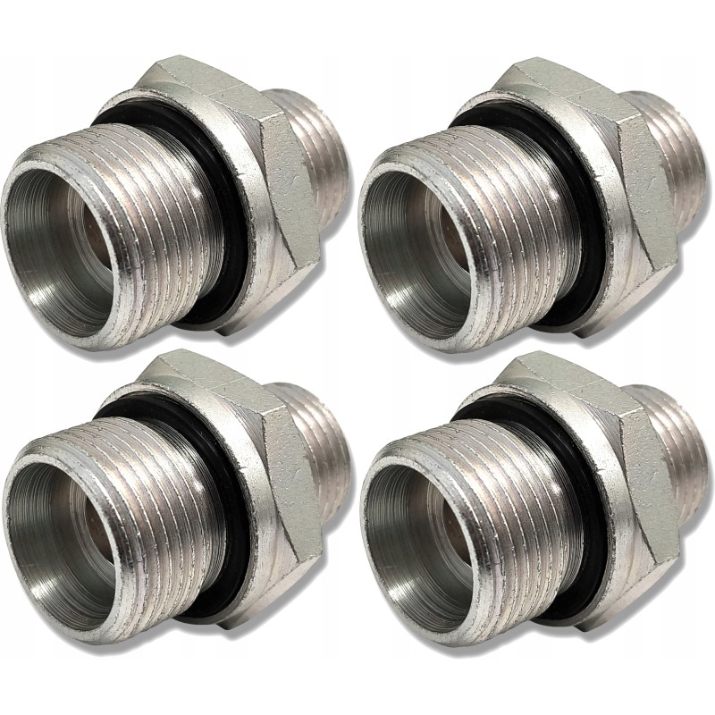 Straight nipples with a gasket for the distributor 1 sec 80l