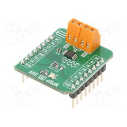 1 pcs x MIKROE - ADC 19 CLICK - Click board, A/D converter, SPI, ADC122S101, prototype board
