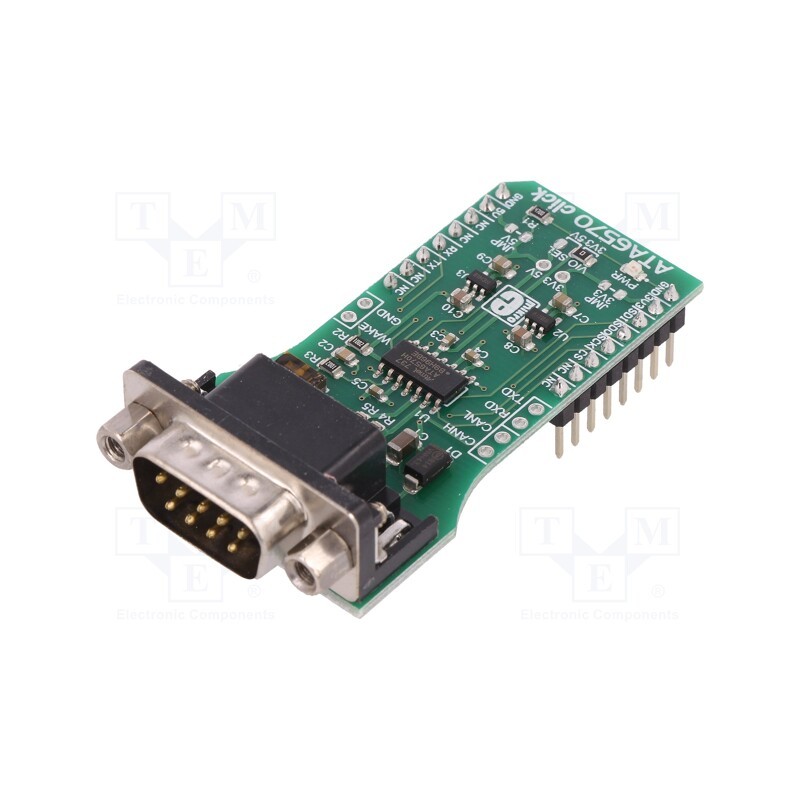 1 pcs x MIKROE - ATA6570 CLICK - Click board, adapter, CAN,SPI,UART, ATA6570, prototype board