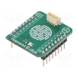 1 pcs x MIKROE - FINGERPRINT 3 CLICK - Click board, fingerprint reader, UART, prototype board, 3.3VDC