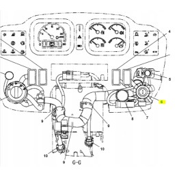 Cat. Backhoe loader ignition switch