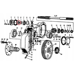 Polosi rear axle nut ursus c 330 m33x1 5