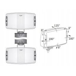 Fog lamp h3 220x123 with cable